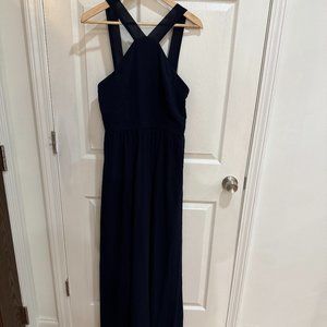 Lulus Navy Halter Maxi Dress